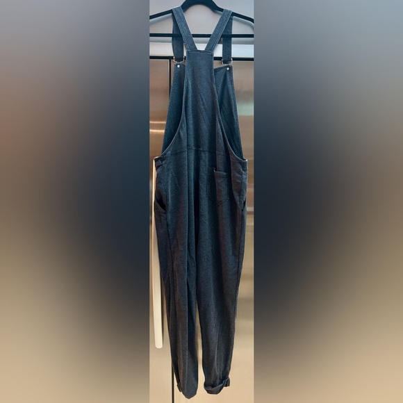 Z Supply Gray Overall Jumpsuit; Womens Juniors L 11/13. EUC. - Picture 2 of 8